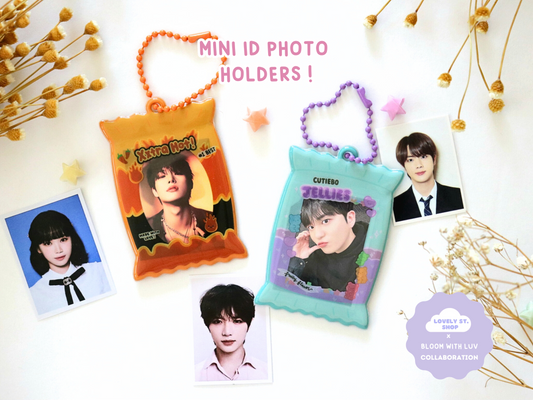 Hot Chips and Sweet Jellies Mini ID Photo Holders - Lovely St. Shop x Bloom With Luv Collab