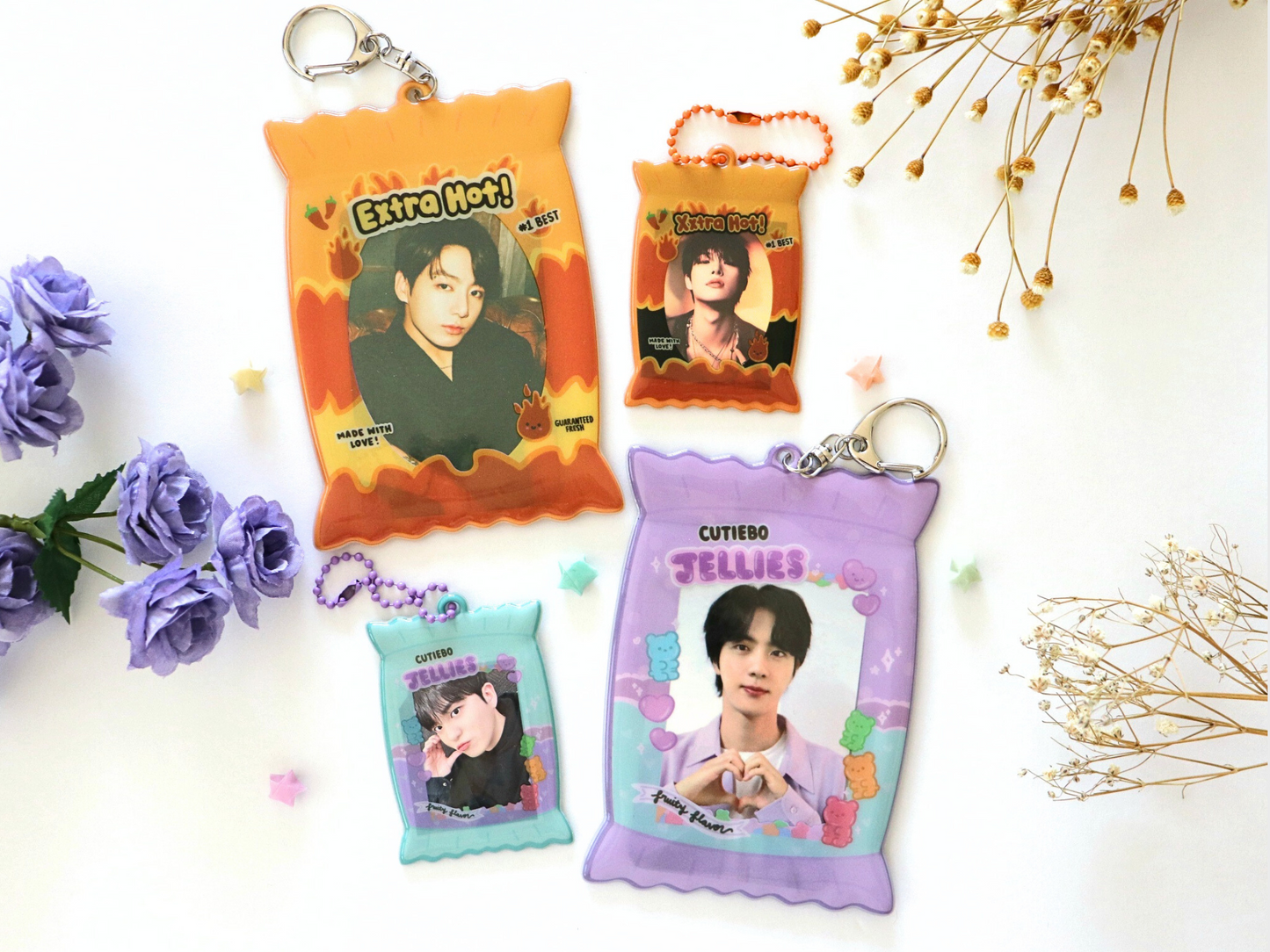 Hot Chips and Sweet Jellies Mini ID Photo Holders - Lovely St. Shop x Bloom With Luv Collab