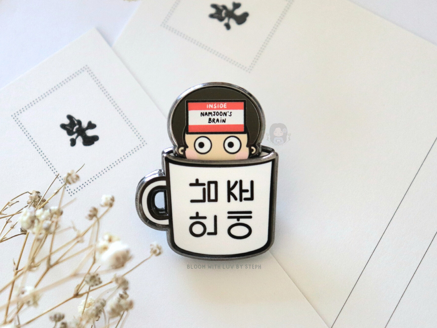 [PRE-ORDER] LOST! Namjoon in a Mug Sliding Enamel Pin | Est. Ship Date: October 2024 (read description)