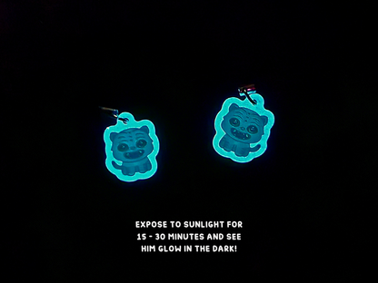 Derpy Tiger Glow-in-the-Dark Mini Charm