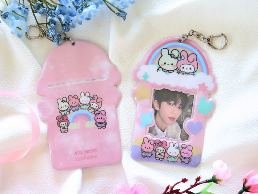 My Favorite Bunnies Photocard Holder - Bloom With Luv x MaggieesCreations Collab