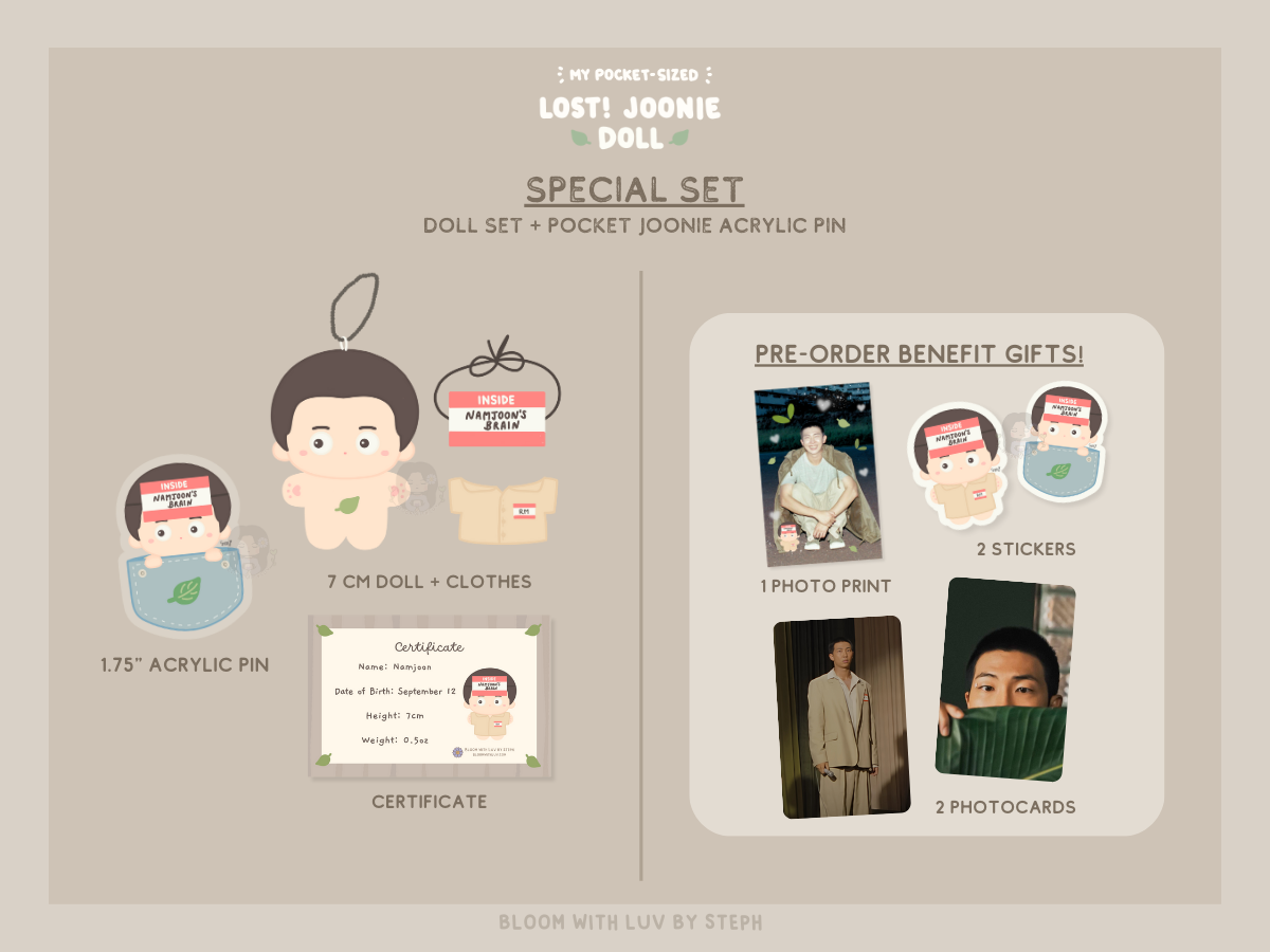 [PRE-ORDER] Pocket-Sized LOST! Joonie Doll | Est. Ship Date: January 2026 (read description)