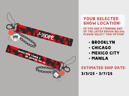 [PRE-ORDER] HOPE Wrist Strap Lanyard Keychain | Est. Ship Date: March 2025 (read description)