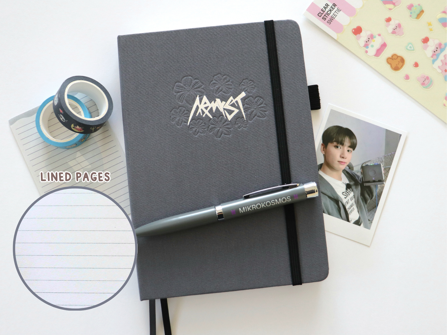 [PRE-ORDER] Jungkook ARMYST Journal and Mikrokosmos Pen Set | Est. Ship Date: June 2025 (read description)