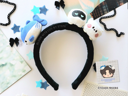 [PRE-ORDER] Seokjinnie's Buddies Plush Headband | Est. Ship Date: July 2025 (read description)