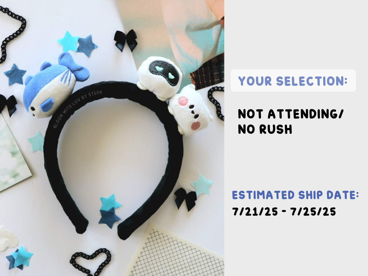 [PRE-ORDER] Seokjinnie's Buddies Plush Headband | Est. Ship Date: July 2025 (read description)