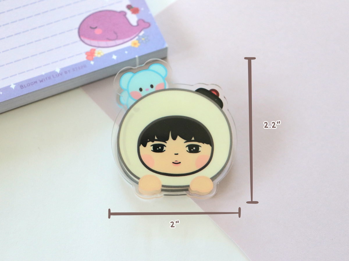 Forever ARMY's Light Acrylic Binder Clip