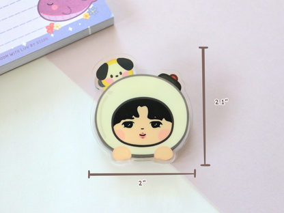 Forever ARMY's Light Acrylic Binder Clip