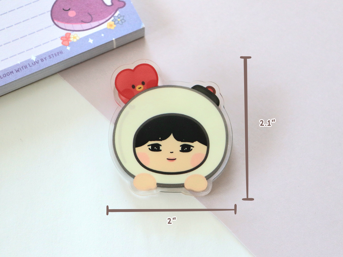 Forever ARMY's Light Acrylic Binder Clip