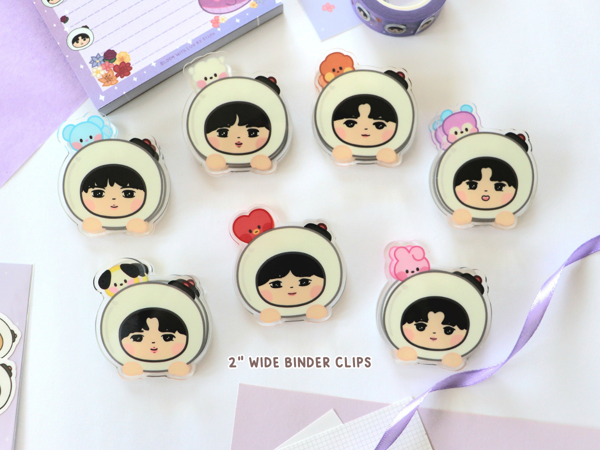 Forever ARMY's Light Acrylic Binder Clip