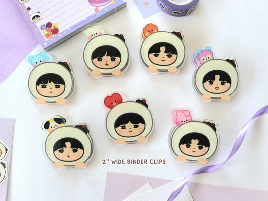 Forever ARMY's Light Acrylic Binder Clip