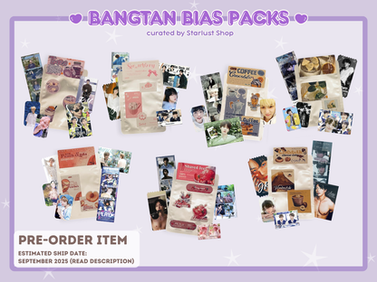 [PRE-ORDER] Bangtan Bias Packs - Bloom With Luv x Starlust Shop Collab | Est. Ship Date: September 2025