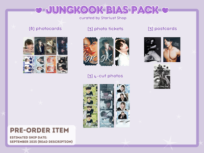 [PRE-ORDER] Bangtan Bias Packs - Bloom With Luv x Starlust Shop Collab | Est. Ship Date: September 2025