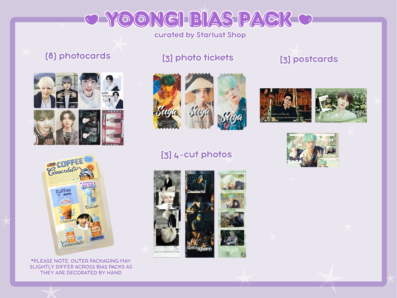 Bangtan Bias Packs - Bloom With Luv x Starlust Shop Collab