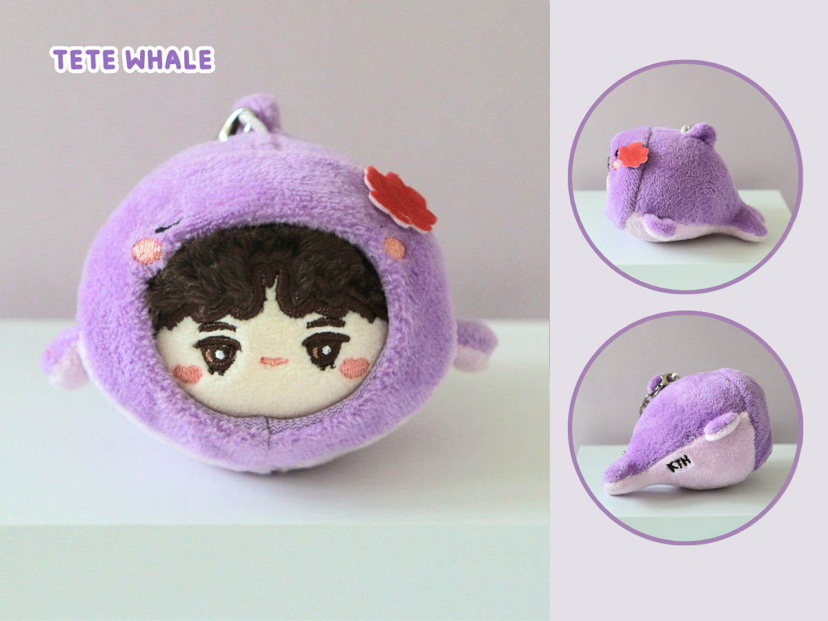 [PRE-ORDER] BoraTannie Whales Plush Keychain Blind Box - Bloom With Luv x Starlust Shop Collab | Est. Ship Date: September 2025