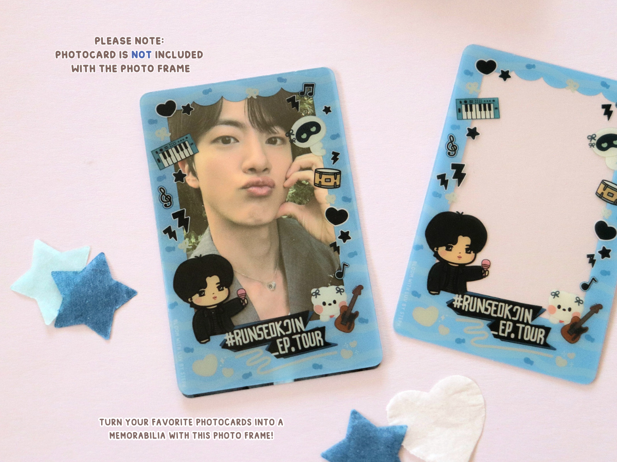 Run Seokjin EP Tour Memorabilia Photo Frame (Photocards not included)