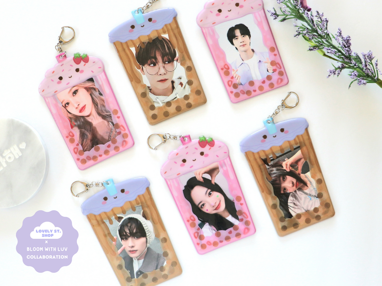 Boba Photocard Holders - Lovely St. Shop x Bloom With Luv Collab