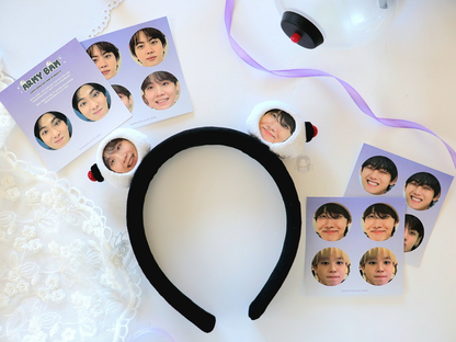[PRE-ORDER] ARMY Bam Photo Plush Headband | Est. Ship Date: April - May 2026 (read description)
