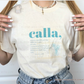 Wave to Earth - Calla Lyrics T-Shirt