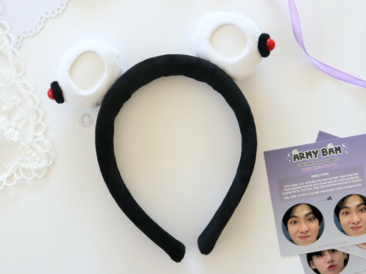 ARMY Bam Photo Plush Headband