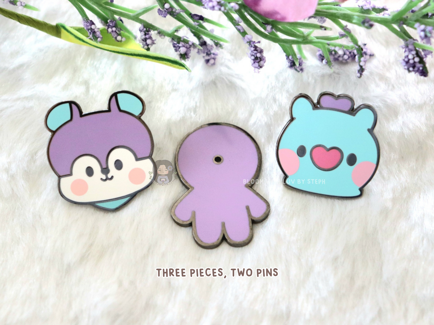 Baby Mang Interchangeable Enamel Pin Set