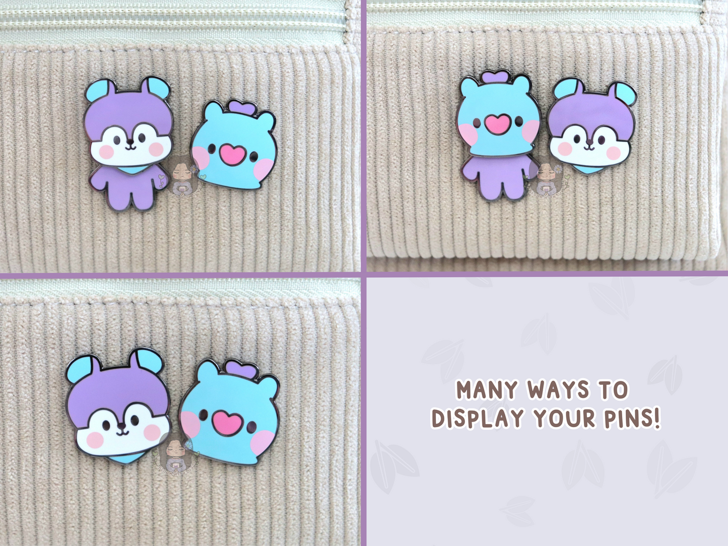 Baby Mang Interchangeable Enamel Pin Set