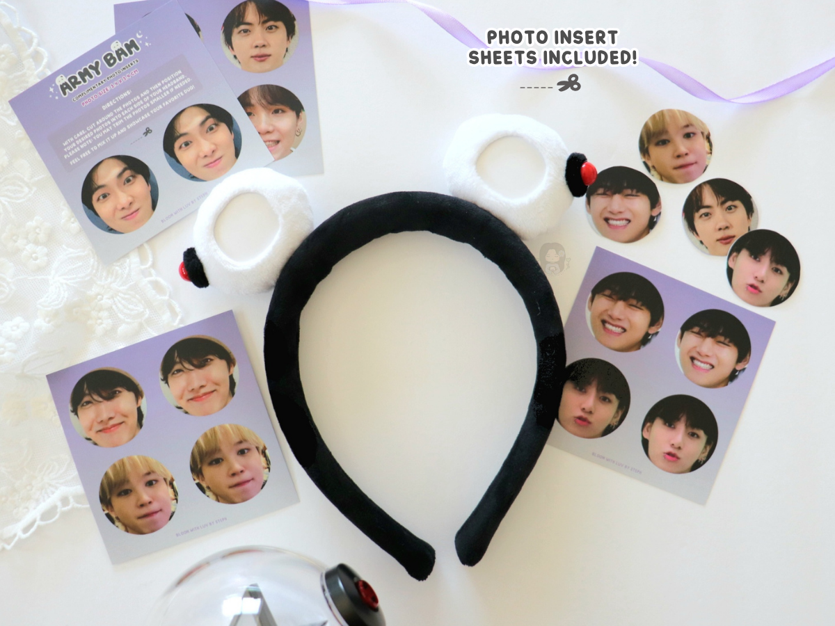 ARMY Bam Photo Plush Headband