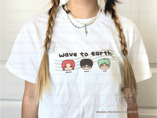 Wave to Earth - Band Chibi Members T-Shirt