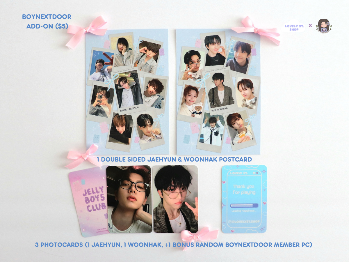 JinBin Jellies Club Cupsleeve Event Tier Sets - Lovely St. Shop x Bloom With Luv Collab