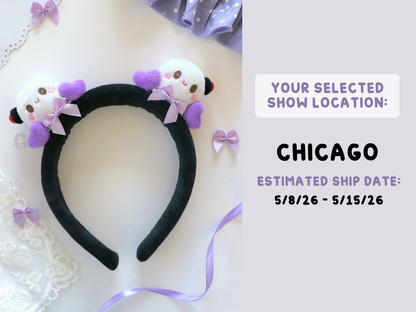 [PRE-ORDER] ARMY Bam Borahae Plush Headband | Est. Ship Date: April - May 2026 (read description)