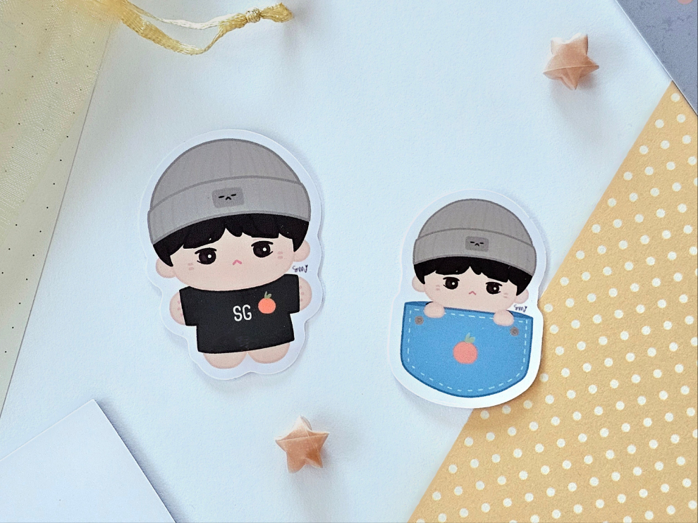 Pocket-sized Yoongi Mini Sticker Set