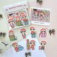 Bangtan Santas Holiday Sticker Pack