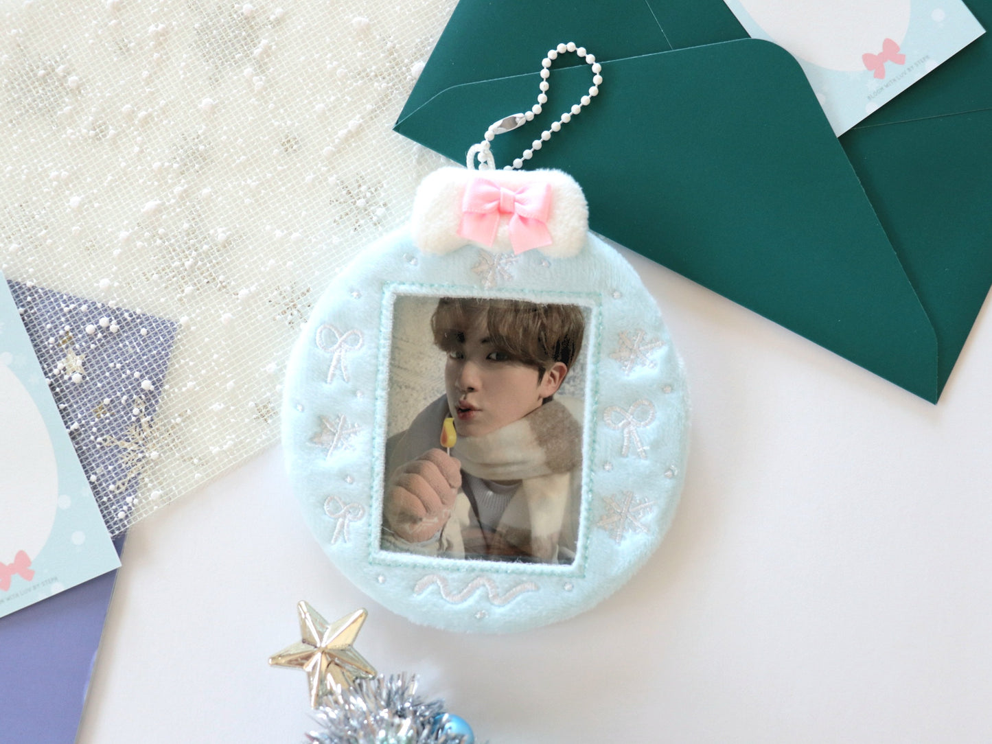 Winter Frost Ornament Plush Photocard Holder