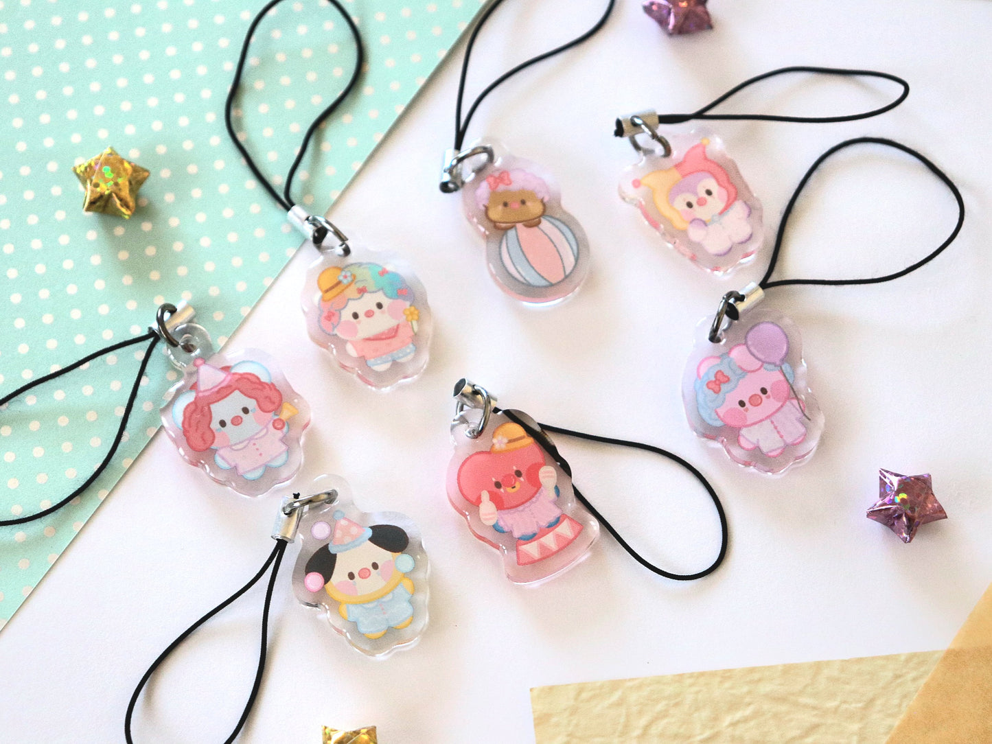 Minini Clowns Mini Charms