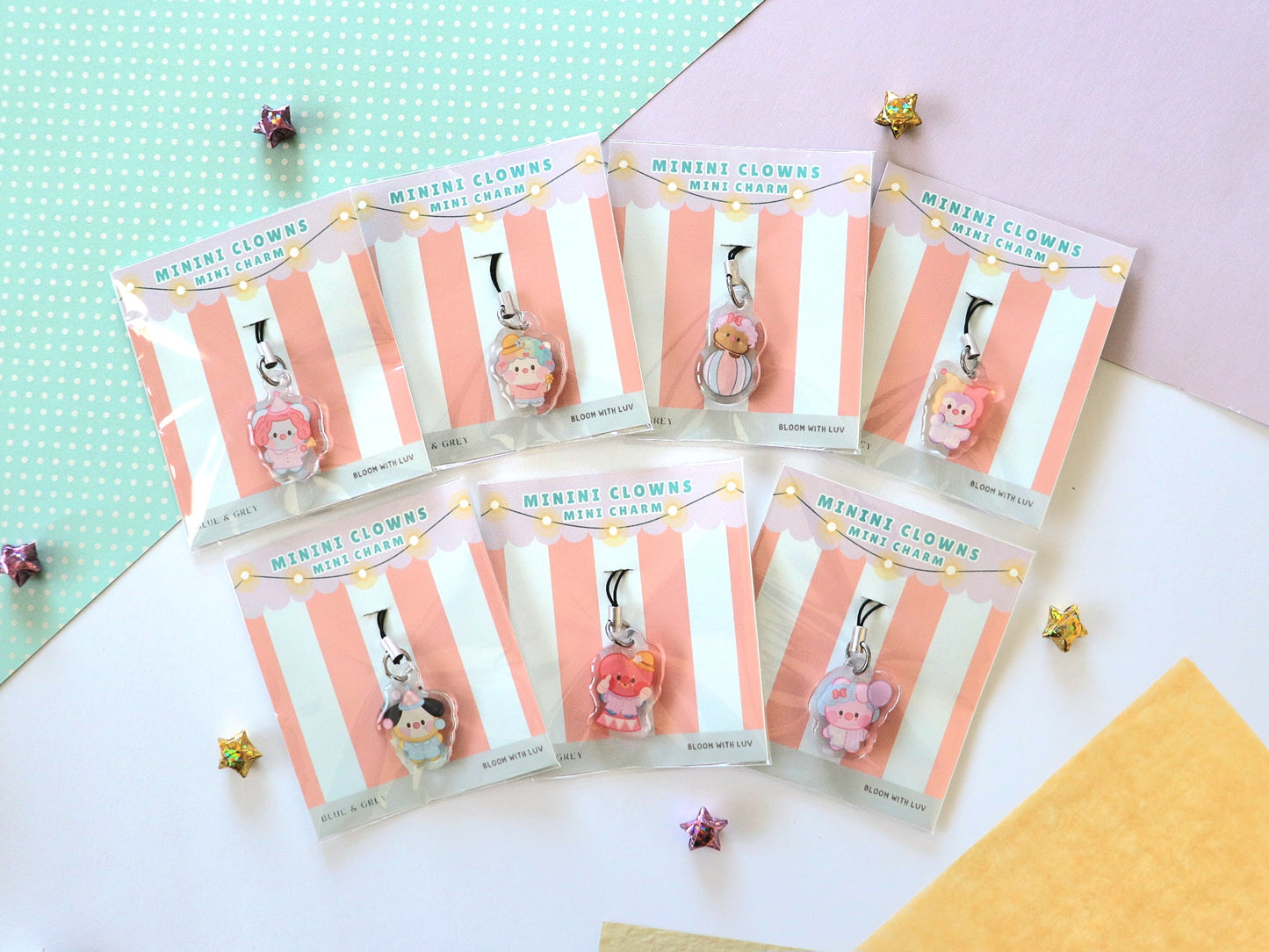 Minini Clowns Mini Charms