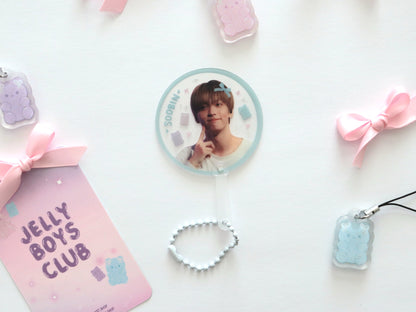 JinBin Jellies Club Jin and Soobin Mini Picket Keychain - Lovely St. Shop x Bloom With Luv Collab