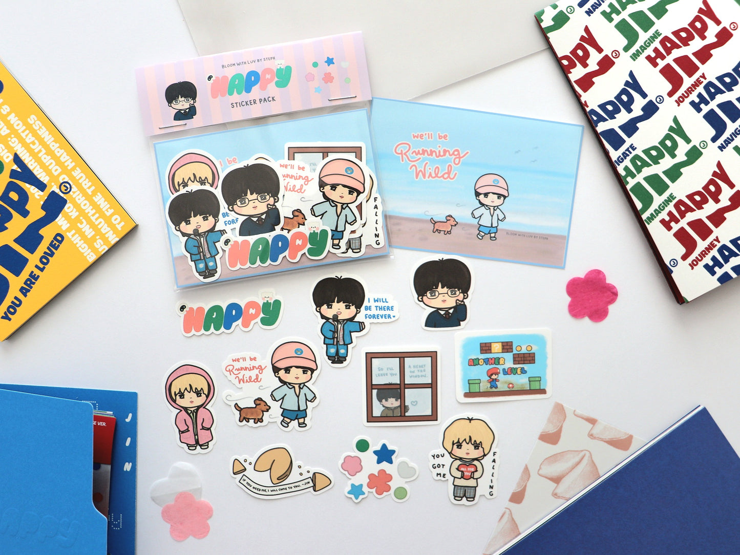 Happy Jin Sticker Pack