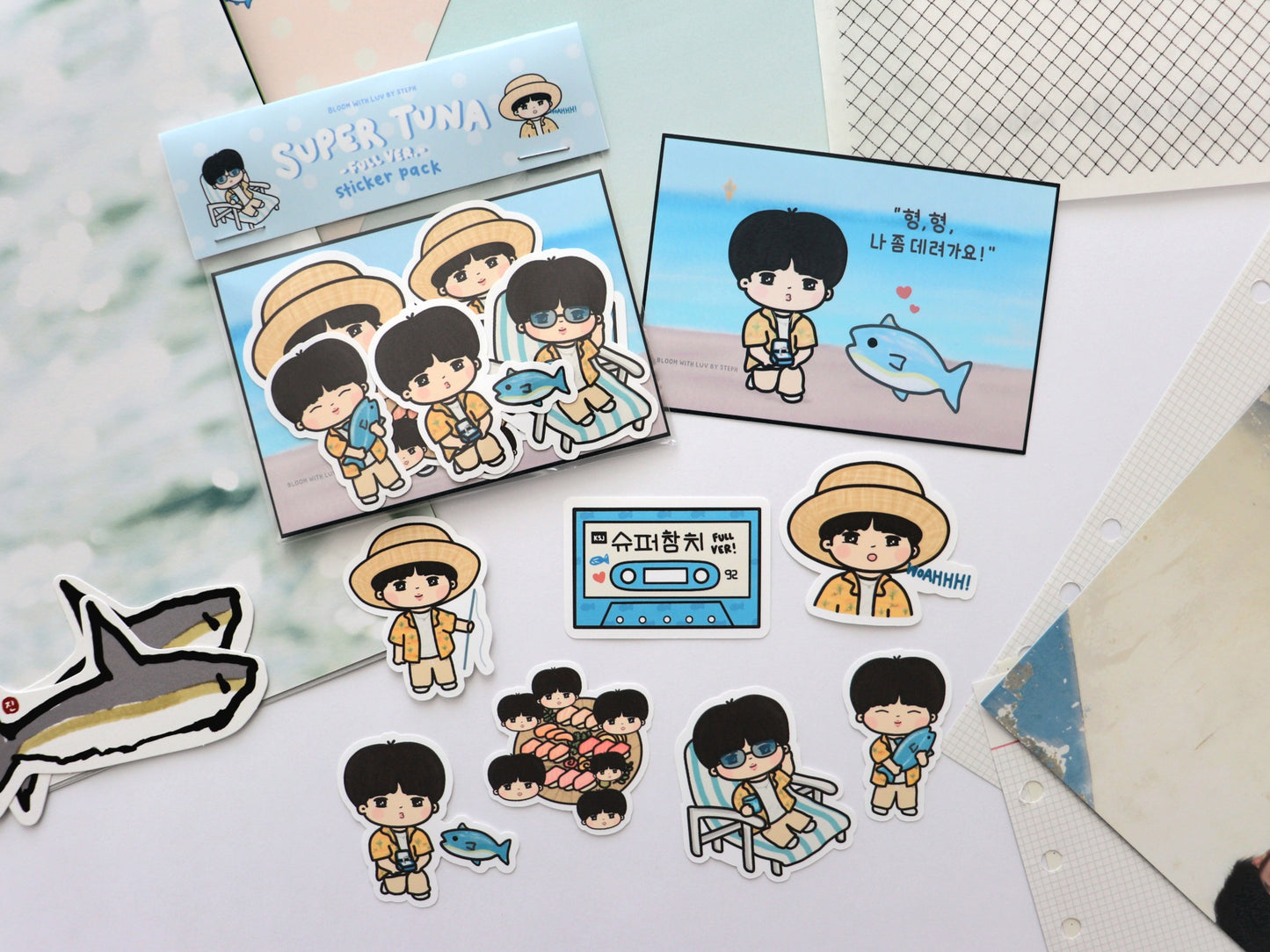 Jin Super Tuna Full Version Sticker Pack