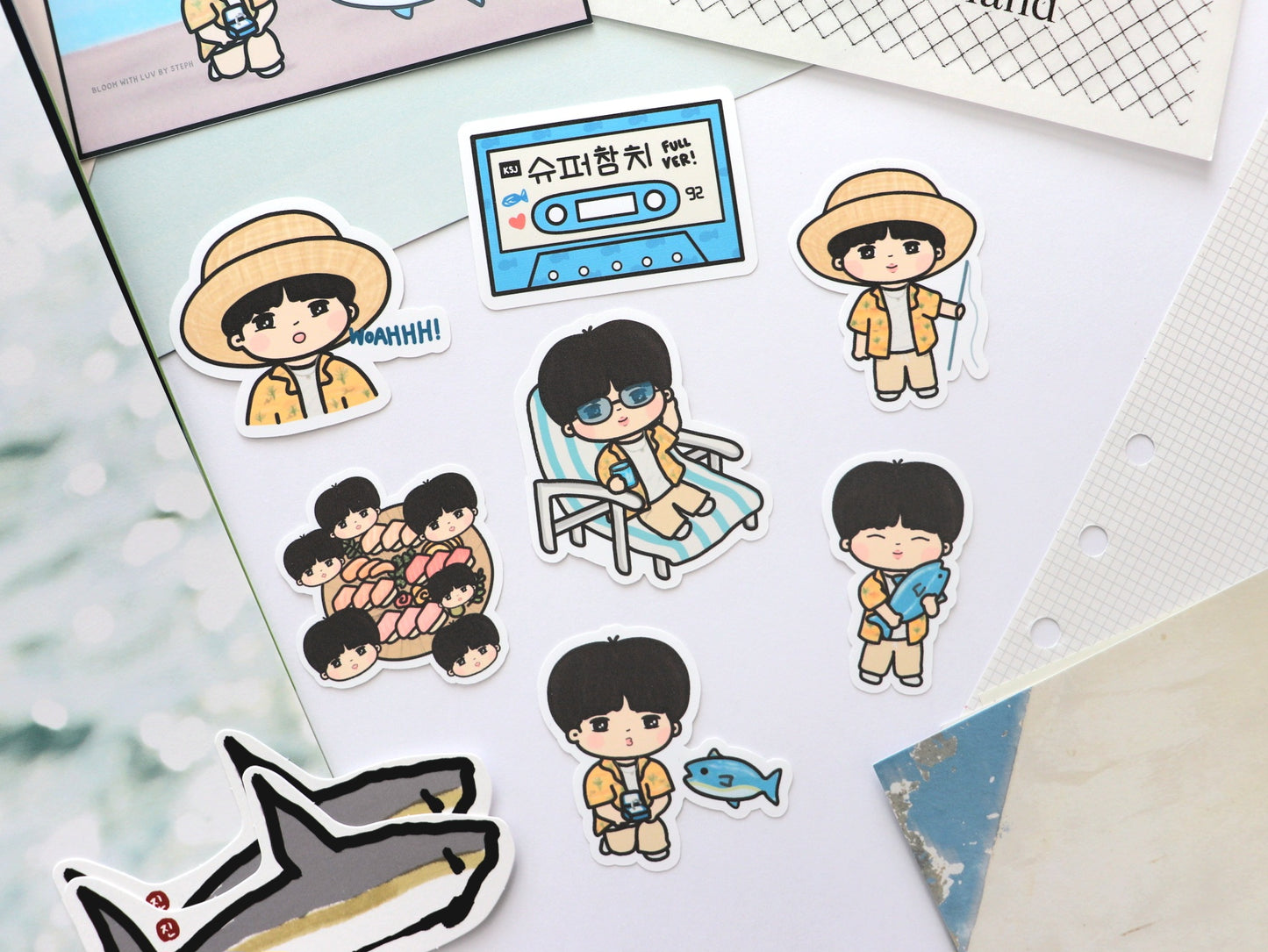 Jin Super Tuna Full Version Sticker Pack