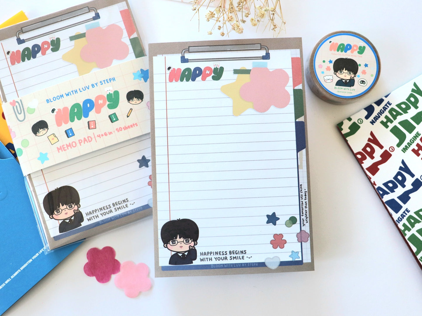 Happy Jin Memo Pad