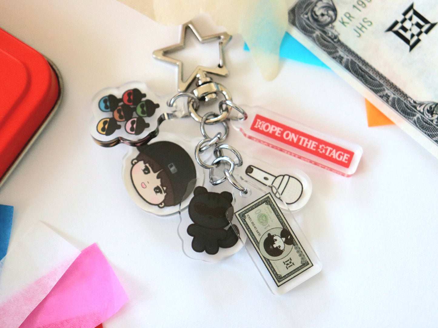 Hope on the Stage Concert Memorabilia Charms Keychain