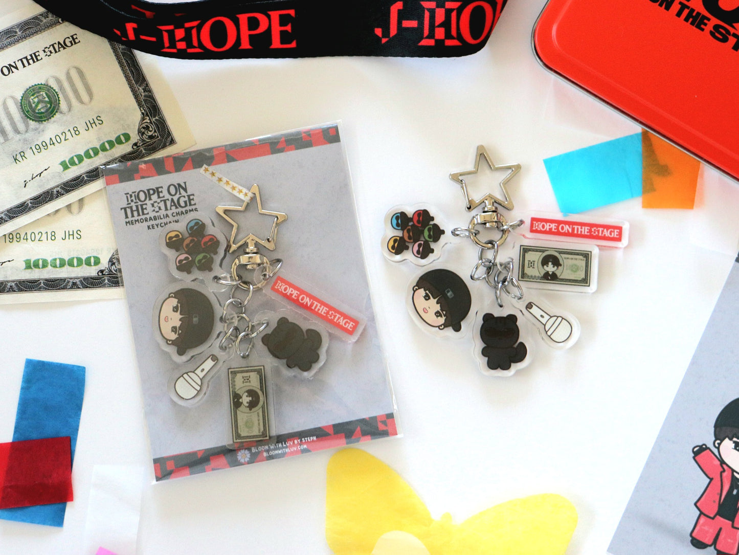 Hope on the Stage Concert Memorabilia Charms Keychain