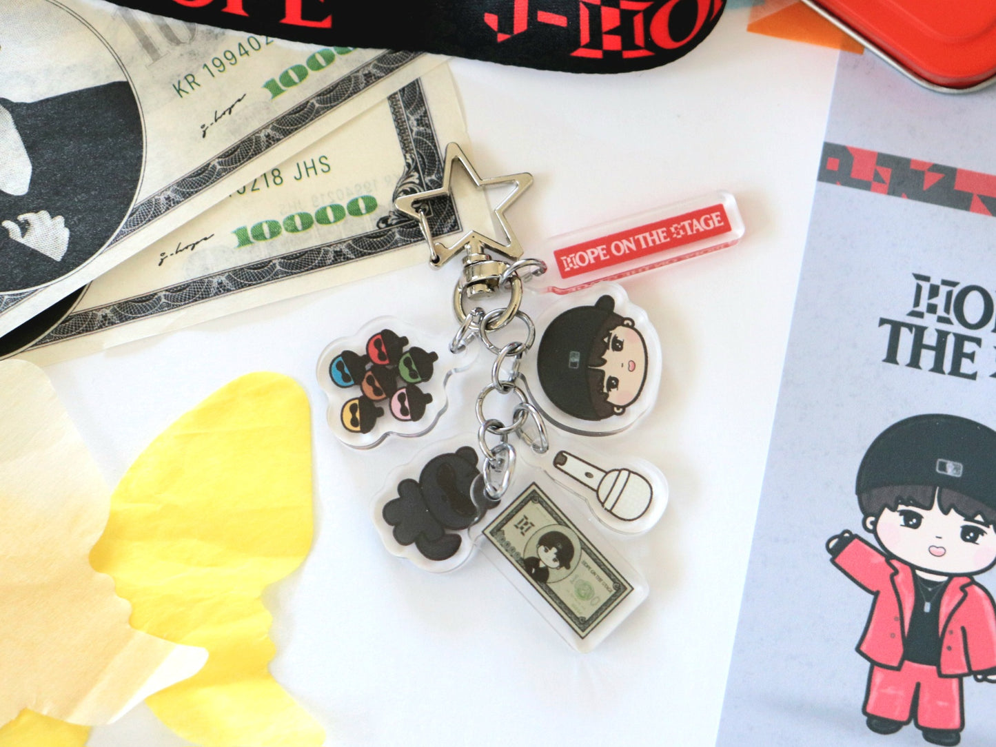 Hope on the Stage Concert Memorabilia Charms Keychain