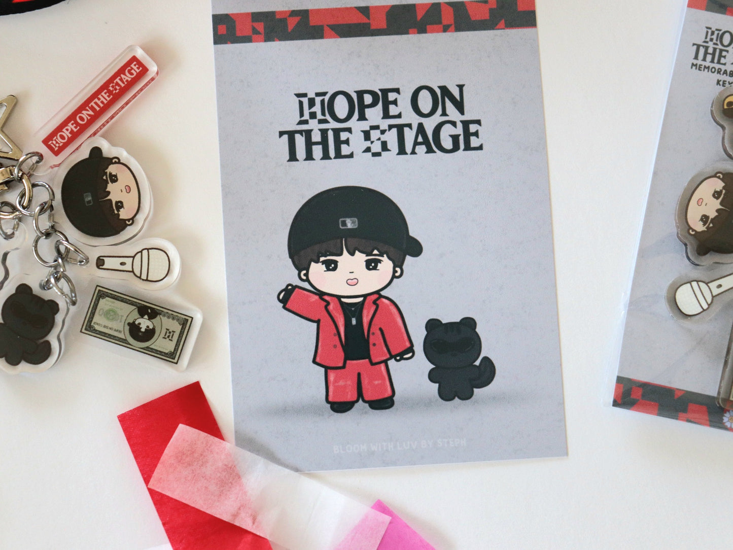 Hope on the Stage Concert Memorabilia Charms Keychain