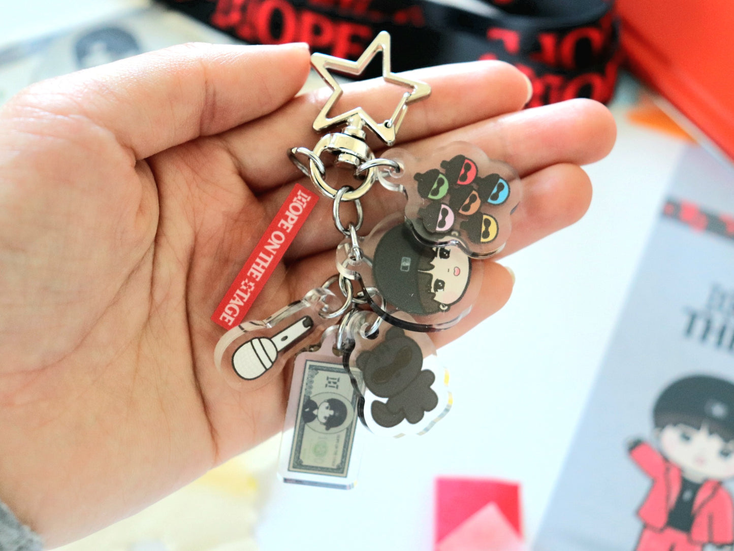 Hope on the Stage Concert Memorabilia Charms Keychain