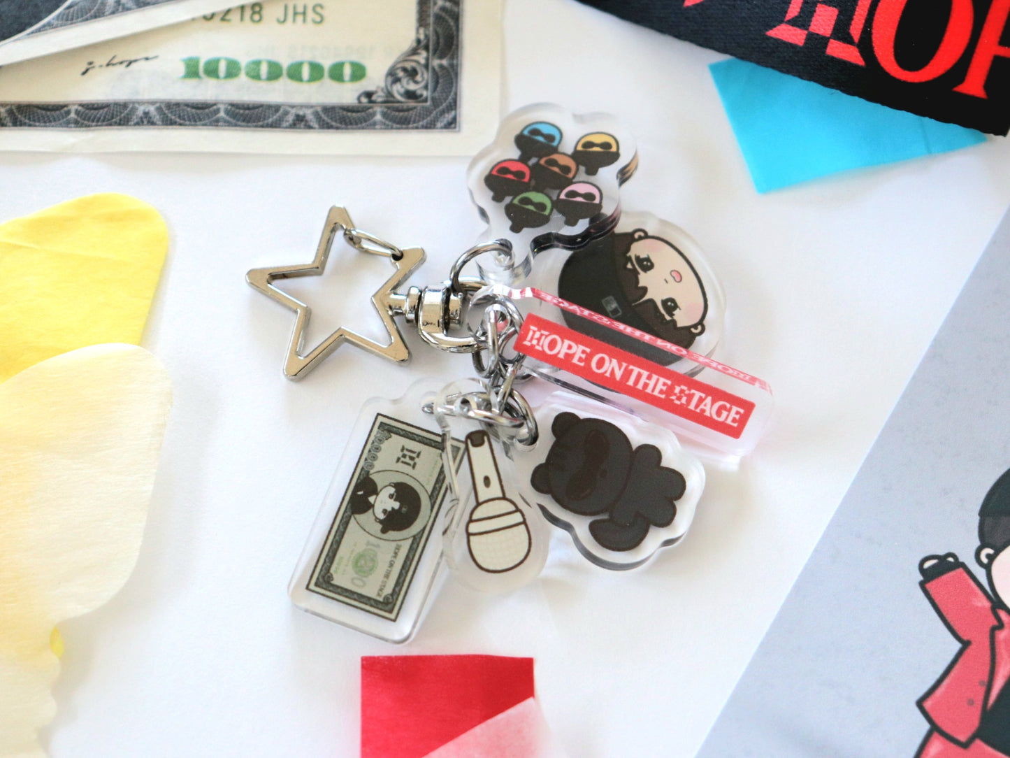 Hope on the Stage Concert Memorabilia Charms Keychain