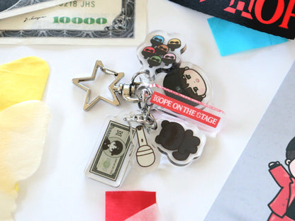 Hope on the Stage Concert Memorabilia Charms Keychain