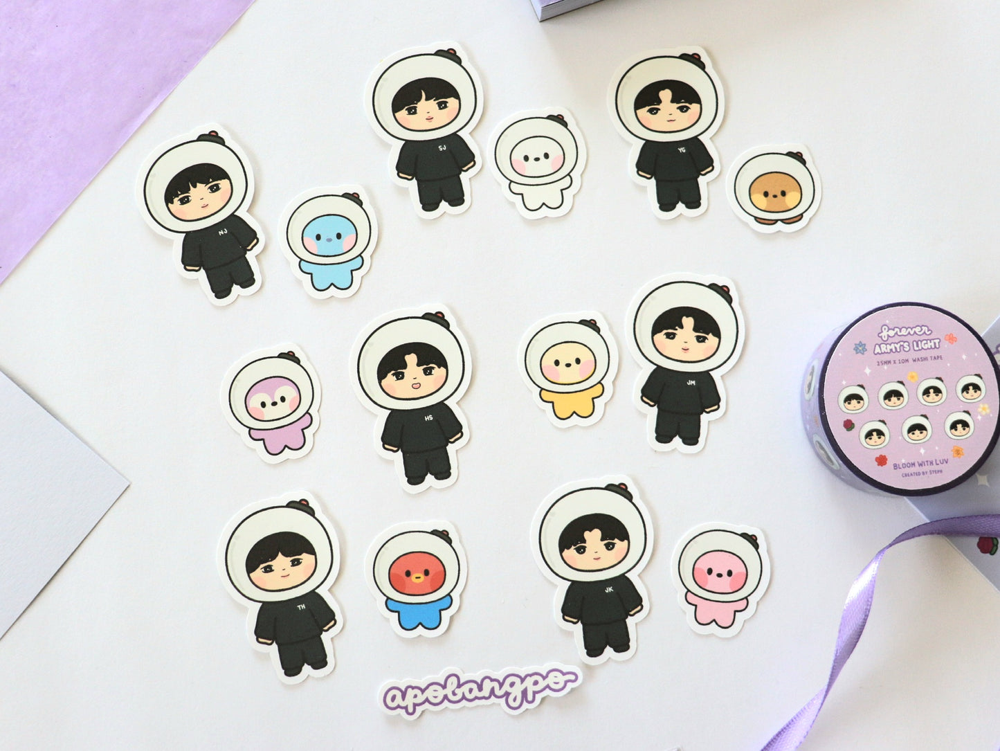 Forever ARMY's Light Sticker Pack