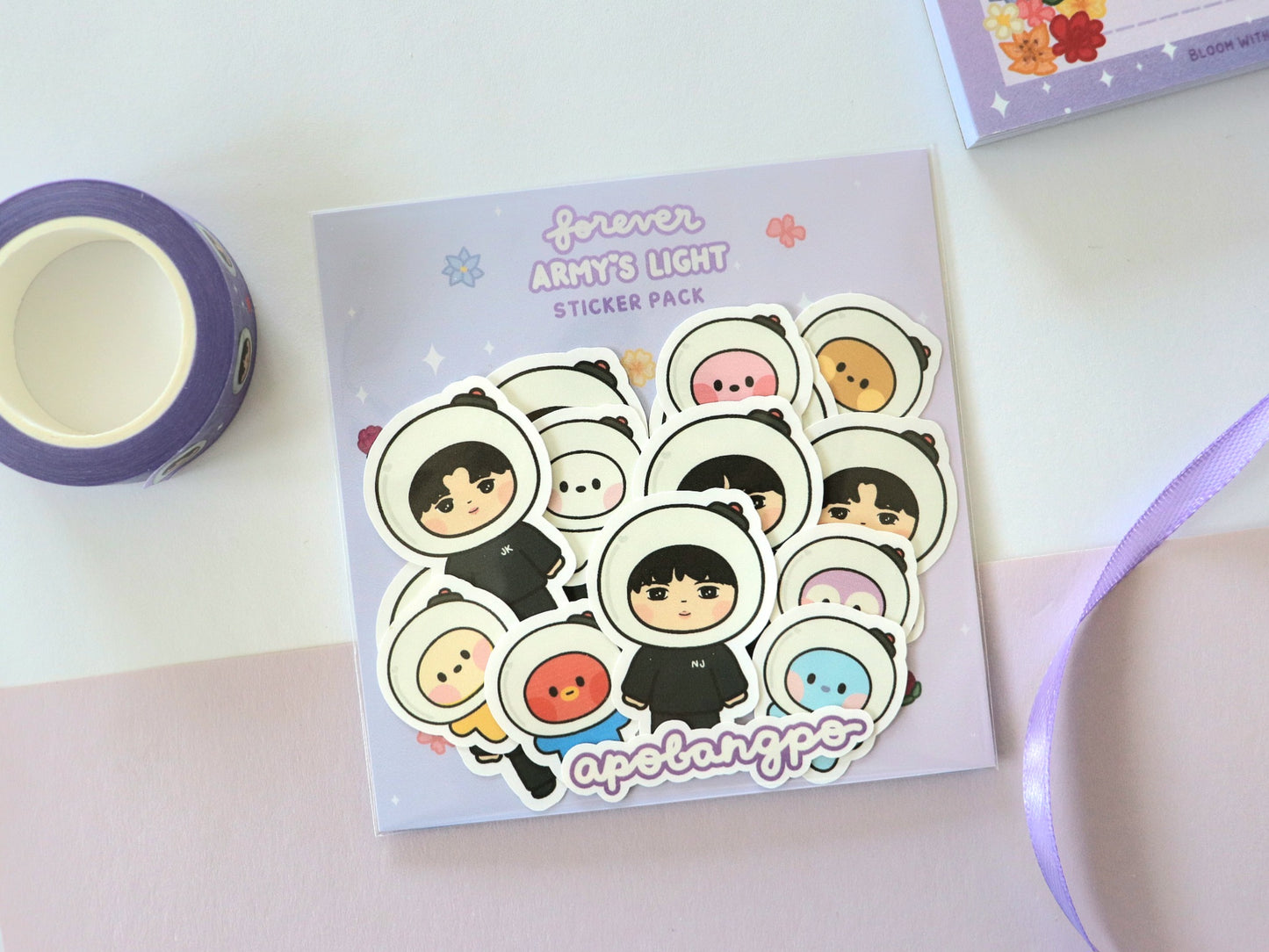 Forever ARMY's Light Sticker Pack