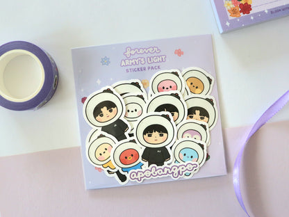 Forever ARMY's Light Sticker Pack